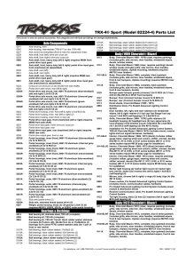 Parts List