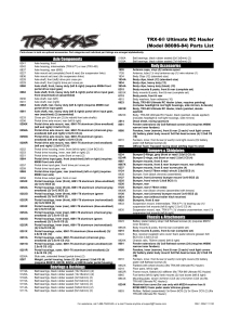 Parts List
