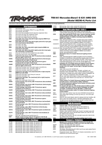 Parts List
