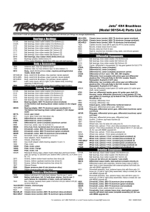 Parts List