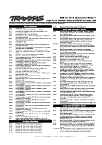 Parts List