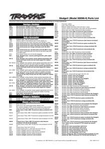 Parts List