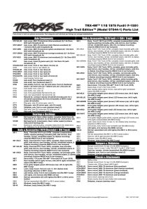 Parts List