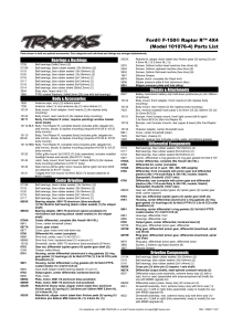 Parts List