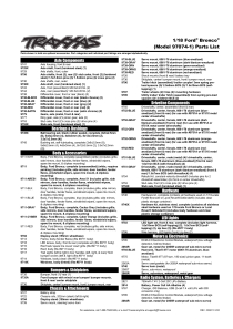 Parts List